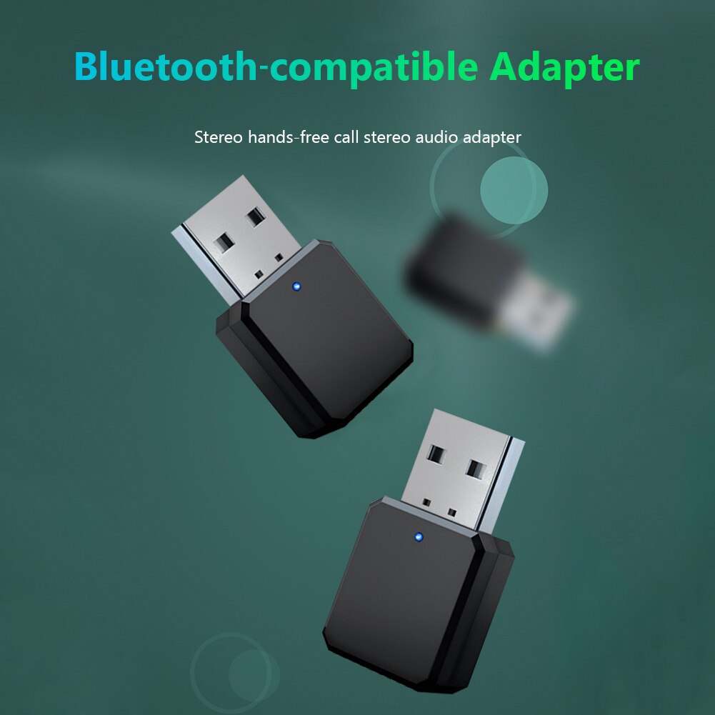 Wireless USB Bluetooth-compatible Adapter 5.1Transmitter Receiver Dongle 3.5mm AUX For PS5 PS4 Laptop Phone for Car Handsfree