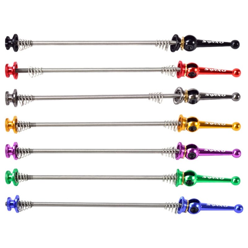 1Pair Mountain Road Bike Quick Release QR Front Rear Titaniun Axle Skewer Lever