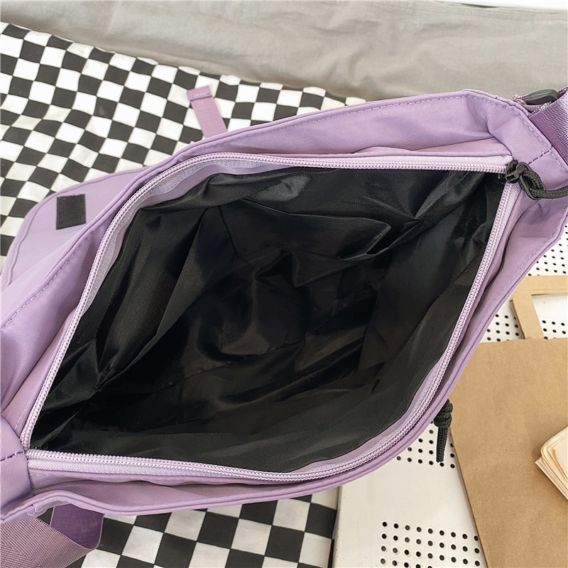 unisex-umhängetasche mit großem fassungsvermöGen Ich bin beliebten koreanischen stil, Ideal für studenten, auch als Bote Tasche geeignet.