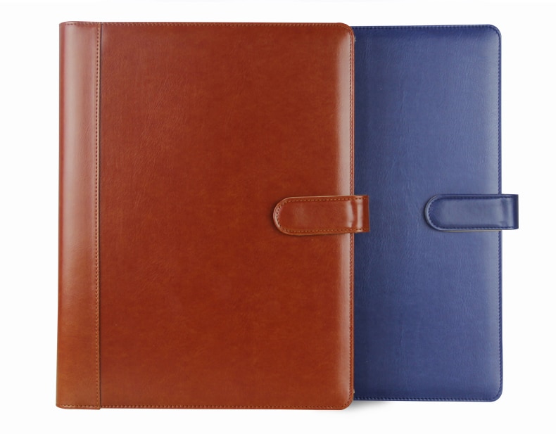 Pochette multifonction pour conférence et fichiers A4, avec pince de gestion, pour bureau, calculatrice, porte-carte, pour gestionnaire