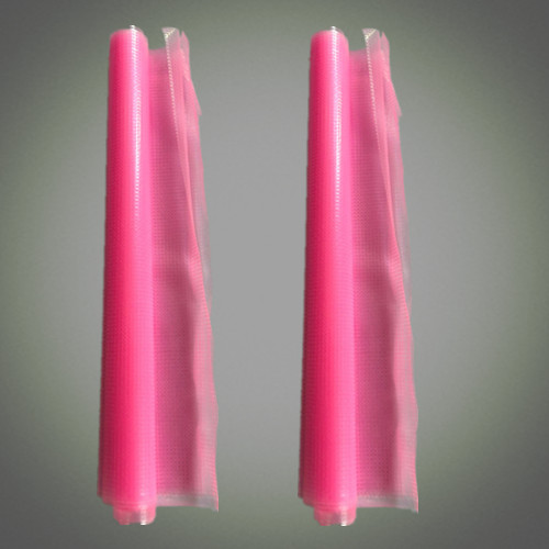 Lienzo Soluble en agua, tela mágica de 14CT, tela de punto de cruz que desaparece en el agua, lienzo Soluble en agua DIY para accesorio de bordado: 20 x 20 cm / Rosa