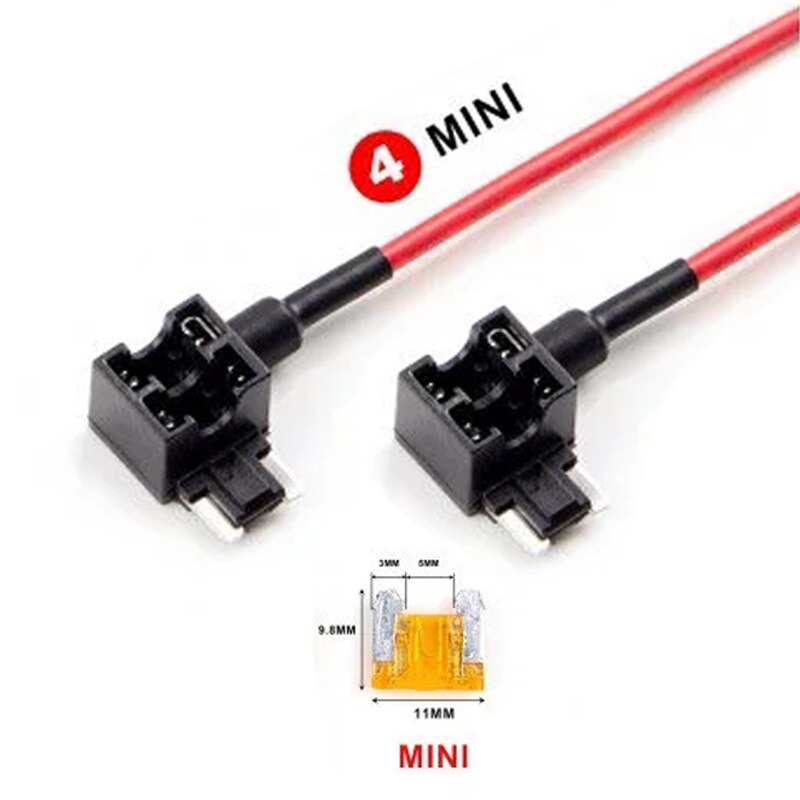 2PCS For VIOFO A119 V2 3 A129 Car Circuit Fuse Tap ATC ATS Micro2 Mini Adapter Holder: MINI x 2 pcs