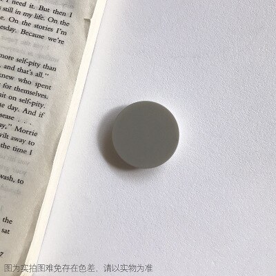 Universal Solid Color Round Airbag Bracket Expanding Stand Grip Mobile Phone Finger Holder For iPhone Samsung Huawei Support: Gray