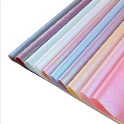 20pcs 60cm Craft paper Waterproof Shiny Flower Wrapping Paper Wrapping Paper Bouquet Floral Packaging Material