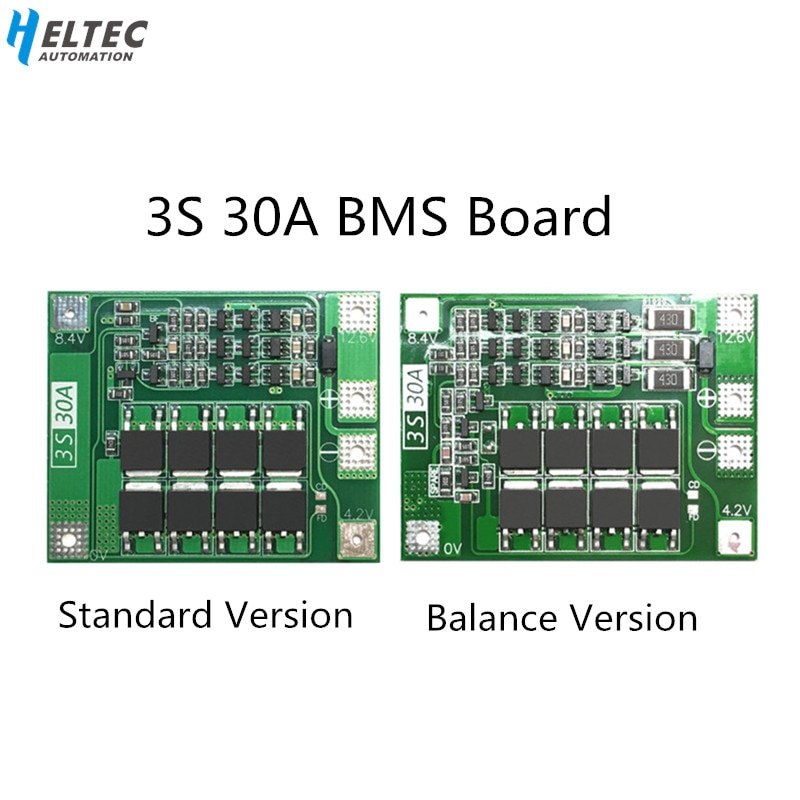 3 S 30A BMS Board Balance stroom 11.1 V 12.6 V 18650 Lithium Batterij Bescherming Boord met egalisatie Drive boor 30A huidige