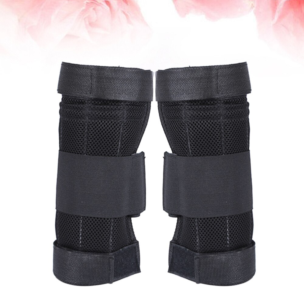 A Pair of Weighted Leg Bands Adjustable Loading Weighted Leg Strap for Exercise Training Fitness (Black) Without Weight