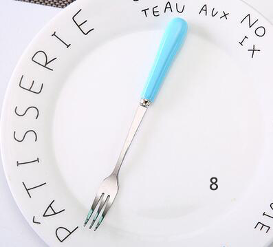 Klein roestvrijstalen bestek, fruitvork, voorgerecht, snack, dessertvork, keuken voor feestjes, fruitprikker, gadget: 8