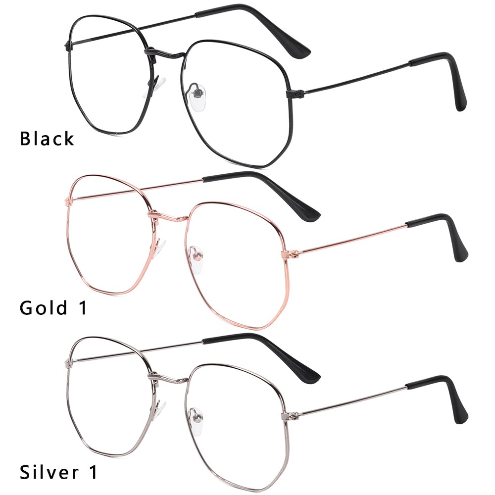 Vintage runde metal læsebriller klare linse briller dejlige kat øre overdimensionerede flade nærsynethed optiske briller briller