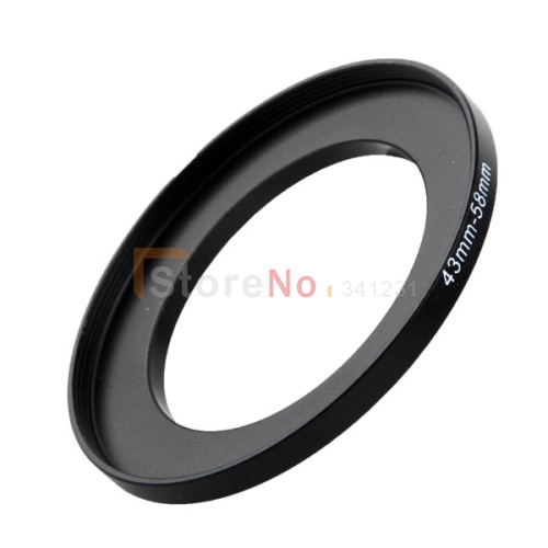 43-58mm 43mm-58mm 43-58 mm 43 to 58 43MM to 58MM Lens Step up Ring Filter Adapter Ring