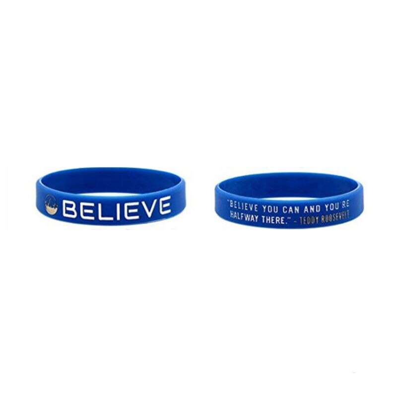 Braccialetti motivazionali in gomma siliconica bracciale ispiratore sogno coraggio N0lui