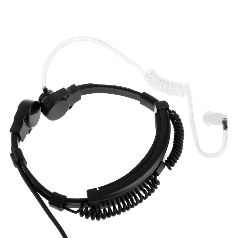 Vinger Ptt Keel Mic Akoestische Buis Oortelefoon Headset Voor Sepura Radio STP8000/8030/8040/8080