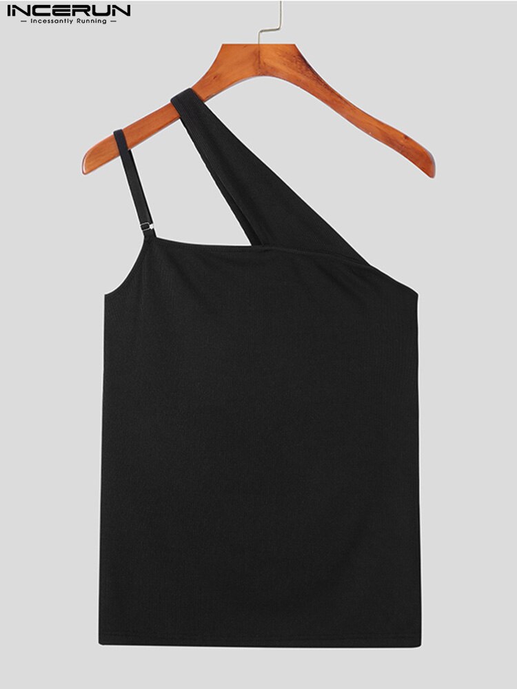 INCERUN – débardeur sans manches à bretelles pour homme, haut de style décontracté, résistant et confortable, à la , 2022, S-5XL