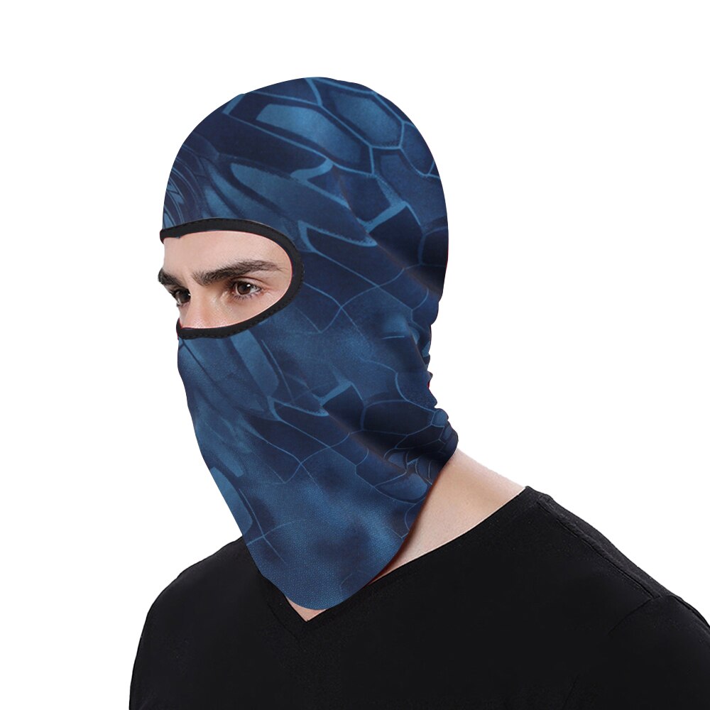 Cagoule de protection faciale en Lycra, chapeau, casquette de vélo, moto, cyclisme, couverture complète, été, respirant, Ultra soleil, protection UV: Color 16