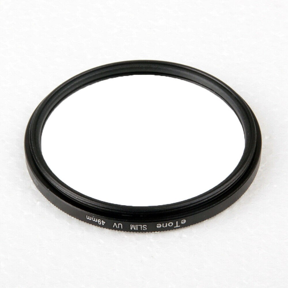 ETone Ultra schlank 49mm UV Filter Für Sony FE 35mm f 2,8 50mm f 1,8 55-210mm f/4,5-6