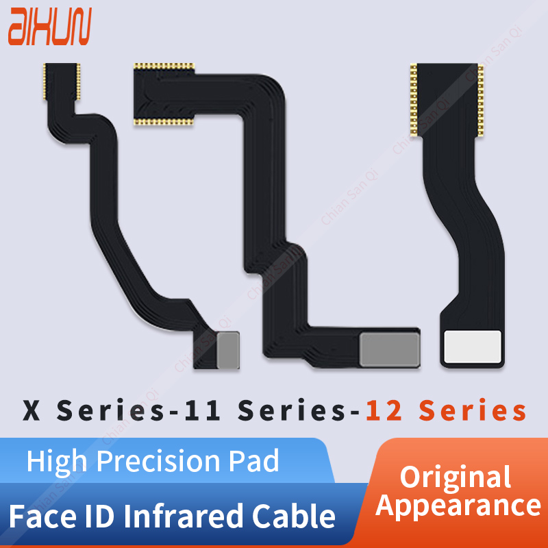 JCID JC Aixun-Cable flexible de infrarrojos FPC para iPhone, X, XS, Max, XR, 11, 12Pro, asistente de identificación facial, proyector de puntos, reparación, intercambio de componentes