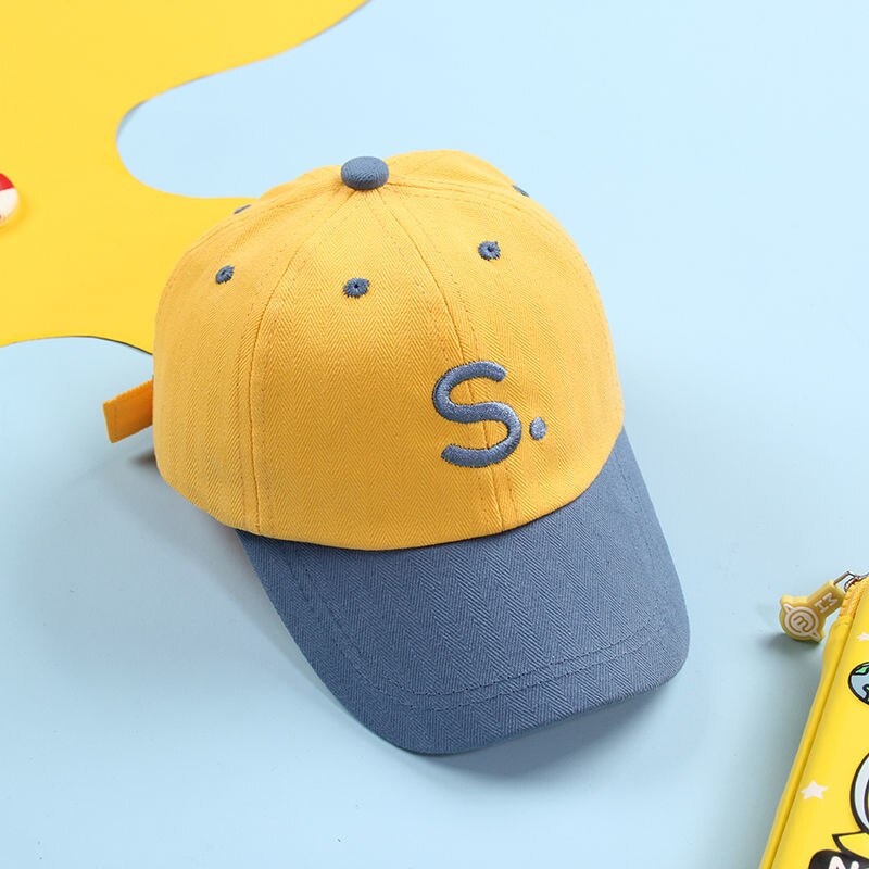 Casquette de Baseball avec lettres coréennes pour bébé, chapeau de Sport de plein air pour enfants de 2 à 5 ans, chapeau de soleil ajustable pour garçons et filles, printemps été: S