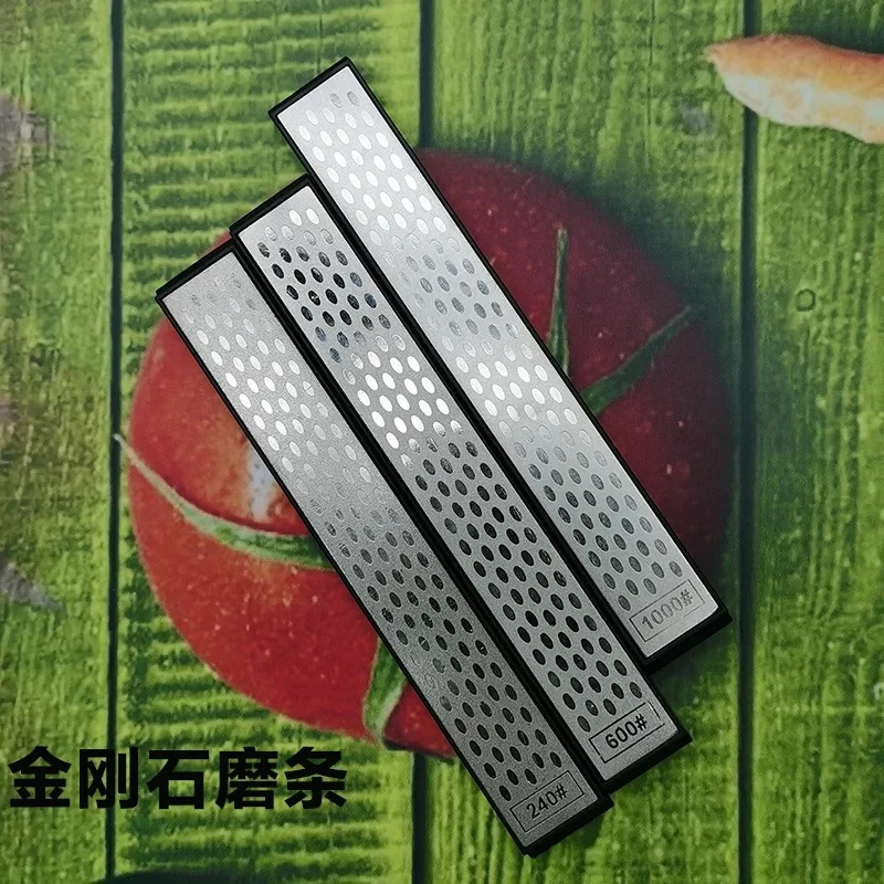 Diamond Sharpening Stone Diamond Sharpen Bar Whetstone for Knives Griding Replacement Stone Knife Sharpener Kitchen Tools: black