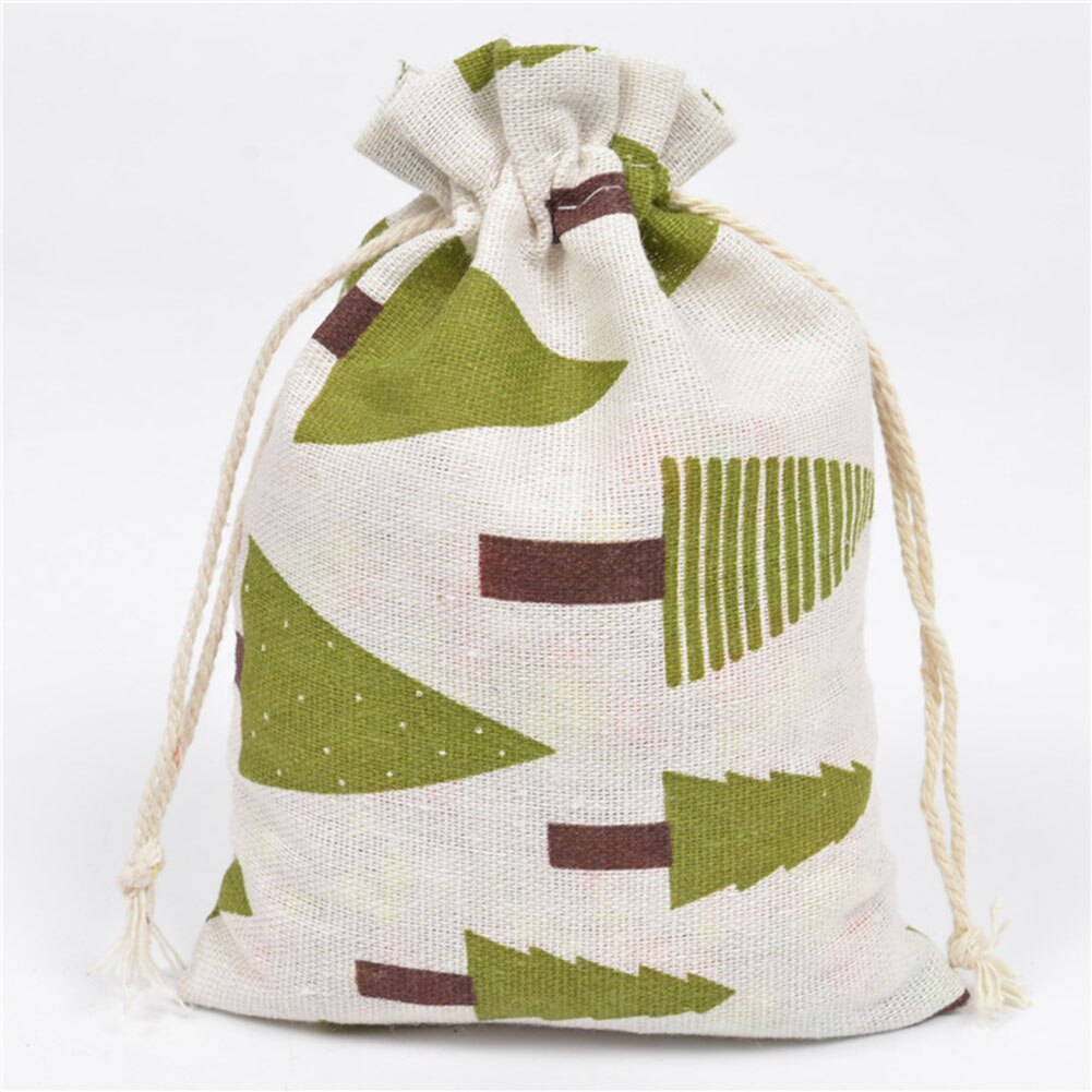 Katoenen Canvas Tas Cartoon Tas Pocket Tasje Thee Bag Afdrukken