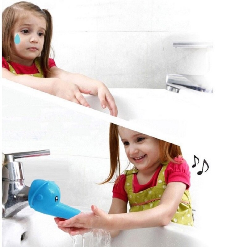 Kids Faucet Extender Cartoon Durable Toddler Sink Bathroom Cute Child-assisted Faucet Extender Baby Hand Wash Tools Accessories