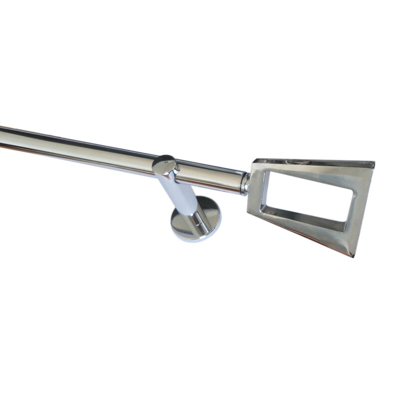 2 stk  d20mm gardinstang dekorativt hoved trapezformet port, gardin tilbehør finials til vinduesdekoration