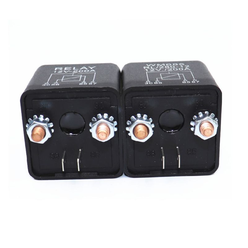 Relé de arranque de energía de emergencia de coche DC 12/24V 1,8/4,8 W 200A arranque/pieza continua Y98C