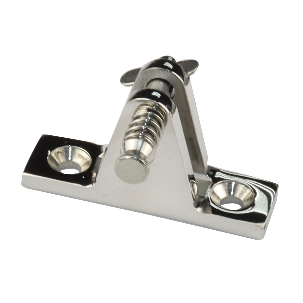 60mm Stainless Steel 316 Side Mount Deck Hinge With Quick Release Pin And Bolt Ring For Marine Boat Yacht Hardware Accessories
