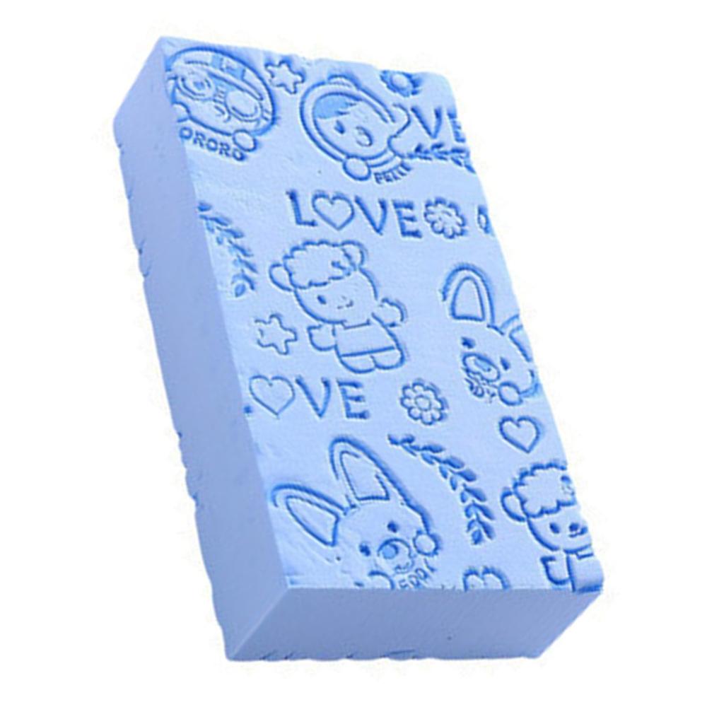 Baby Bath Sponge Dead Skin Remover Brushes Cartoon Print Cleaning Shower Absorb Water Sponge Wipe Children Bath Tools Bathroom