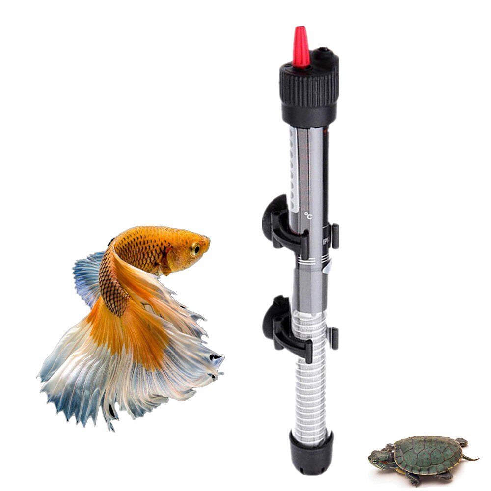 20-34C Temperatuur Verstelbare Aquarium Verwarmingselement Heater Submersible Mini Thermostaat Staaf EU Plug 220V 25W 200W 300W