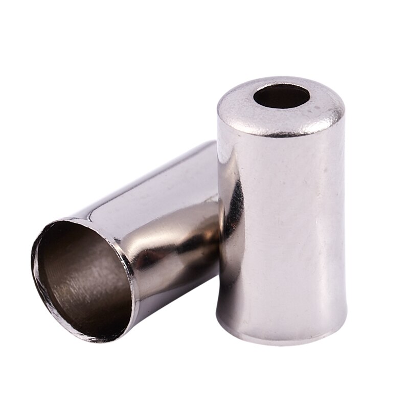 100 stuks gaines kabelkapbevestiging remsnelheid 5mm metaal zilver voor fiets