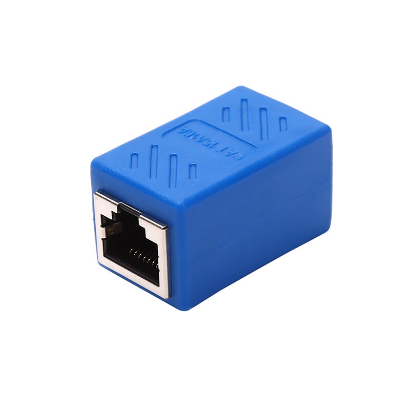 Adaptador hembra de red RJ45, Conector de colores hembra a hembra, extensor de acoplador, convertidor de extensión de Cable Ethernet RJ 45: Style-02