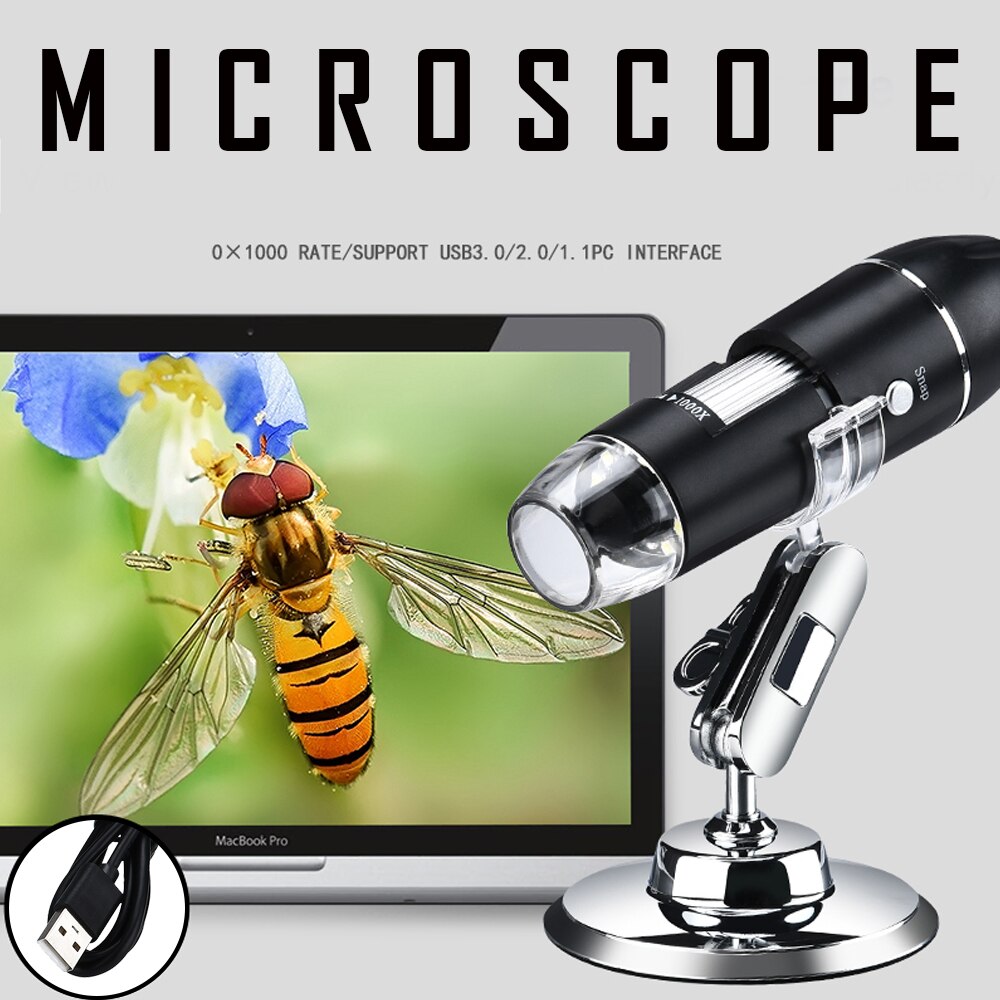 1600X Digitale Microscoop Usb Vergrootglas Camera Endoscoop Wifi Draadloze Digitale Microscoop Voor Mobiele Telefoon Educatief Apparatuur