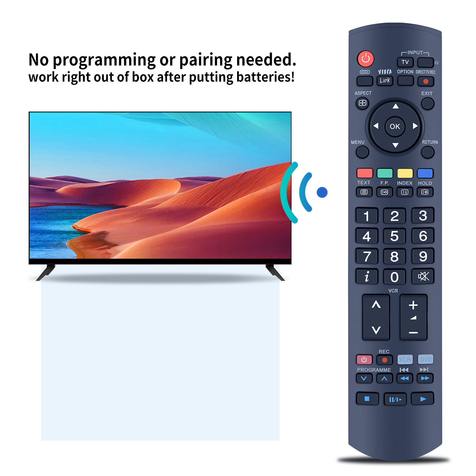 Télécommande Pour Panasonic TH-50PV70PA TH-37PX70E TH-37PV70PA TH-42PX70E TH-42PX70EA TH-42PV70PA EUR77ino Z60 LED Viera HDTV TV