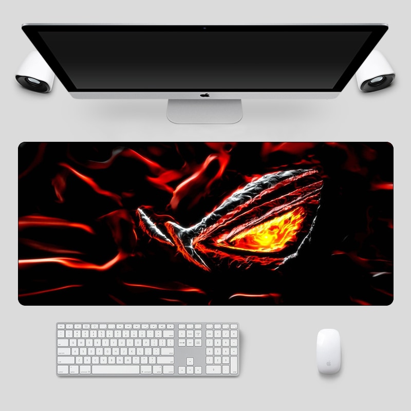 90x40cm grande ASUS Gaming Mousepad república de Gamers teclado almohadilla bloqueo borde goma ordenador portátil Escritorio mat