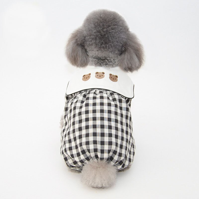 Lente Dunne Hond Kleding Plaid Katoen Comfortabele Hond Vest Zomer Huisdier Een Stuk Thuis Kleding Puppy Kleding Chihuahua Yorkshire