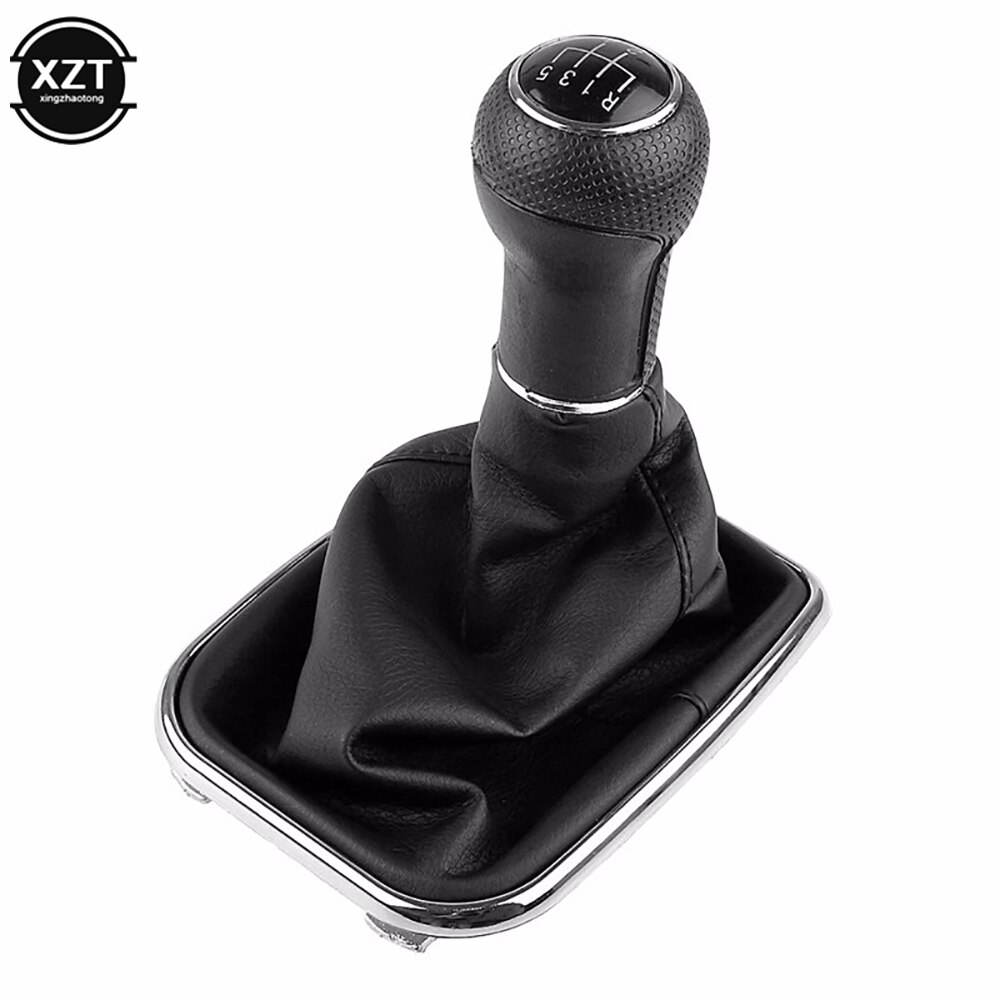 Gear Shift 5 Speed Knop Lever Shifter Gaitor Boot Pu Leer Voor Volkswagen Vw 2003 Golf 4 Iv MK4 Gti R32 Jetta