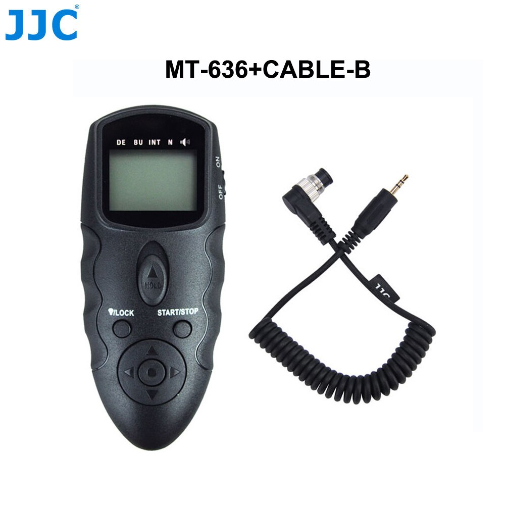JJC Multiple Remote Interface and IR Receiver DSLR Camera Timer IR Infrared Remote for NIKON D5600/D7200/D5500/D750/D5200/D810: CABLE-B