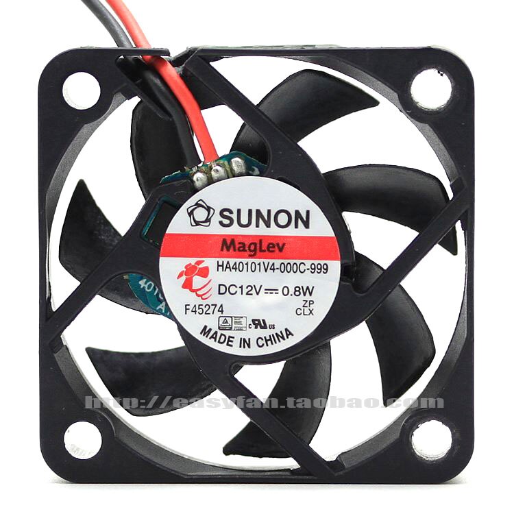 SUNON 4CM 12V 0.8W HA40101V4-000C-999 Maglev silence cooling fan