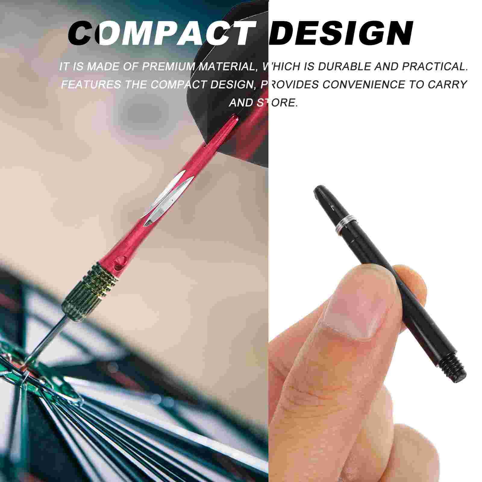 50 Sets Stem Thread Dart Shafts Nylon Dart Stems Dart Supplies Thread Dart Rods for Game Outdoor Indoor