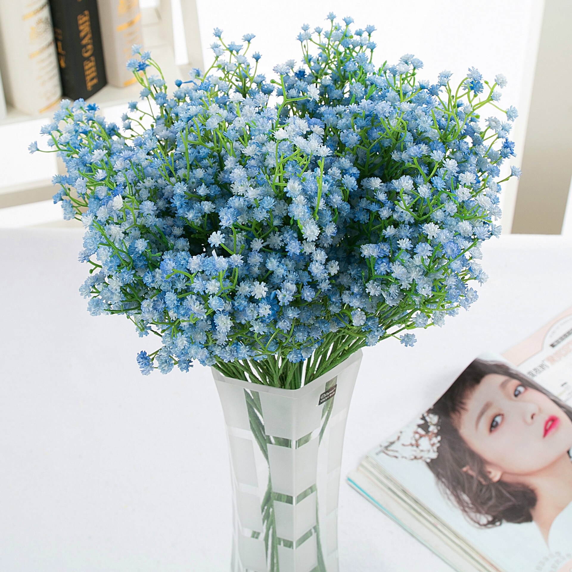 1 stk/simuleringsblomst gypsophila liten enkeltblomst hjemmedekorasjon simuleringsbukett brudebukett gypsophila