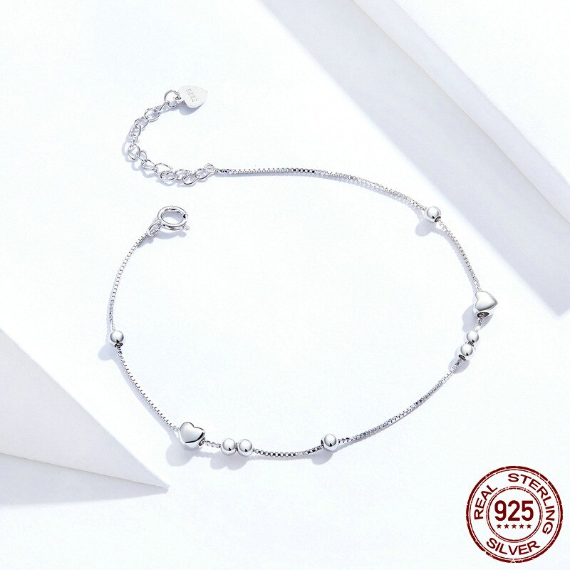 Coolkala evelle concise small fresh five-puntige ster ronde bal armband, zuiver zilver plating, witgoud: oorlog in het paradijs