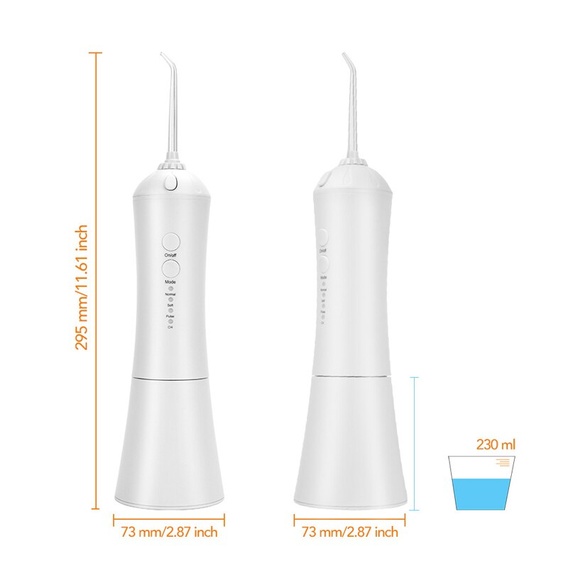 Monddouche Dental Tanden Douche 3 Modes Usb Oplaadbare Huishoudelijke Water Pick Voor Volwassenen