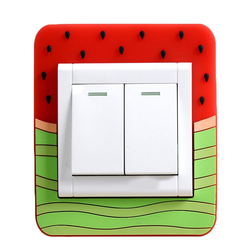 Wall Stickers Cute Cartoon Power Socket Stickers Decoration Switch Wall Stickers Waterproof Switch Protection Cover