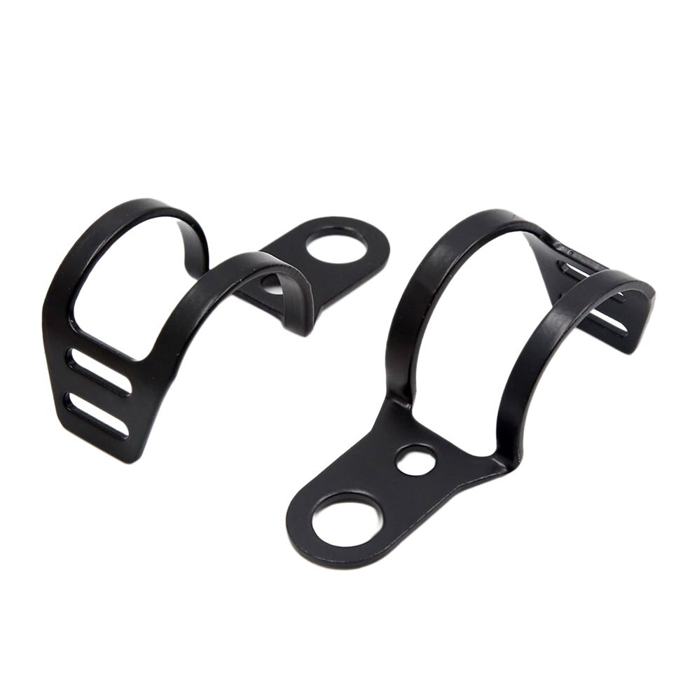 Support universel de clignotant de moto en métal, pinces de fourche de relocalisation, support de lampe pour fourche avant de moto