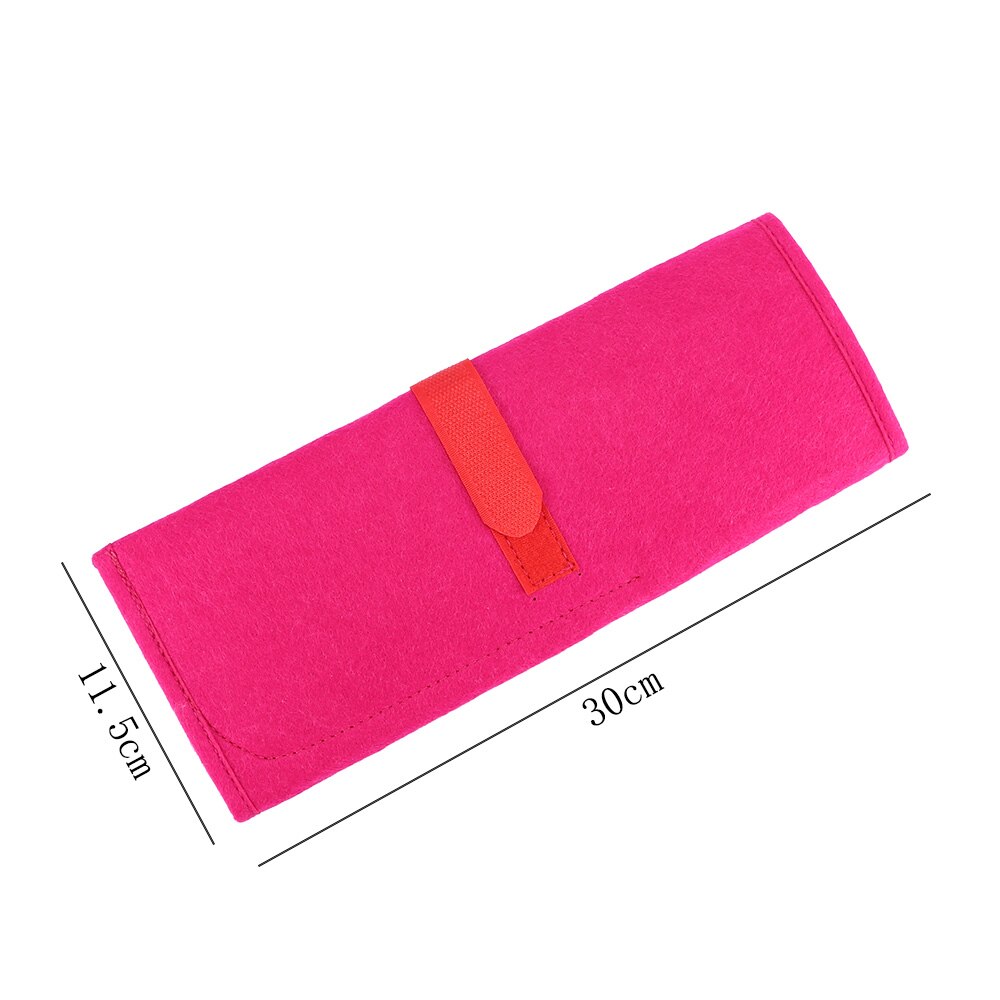 Voyage cheveux lisseur sac de rangement fer à friser pochette résistant à la chaleur tapis Pad Portable pli étui de protection outil de coiffure