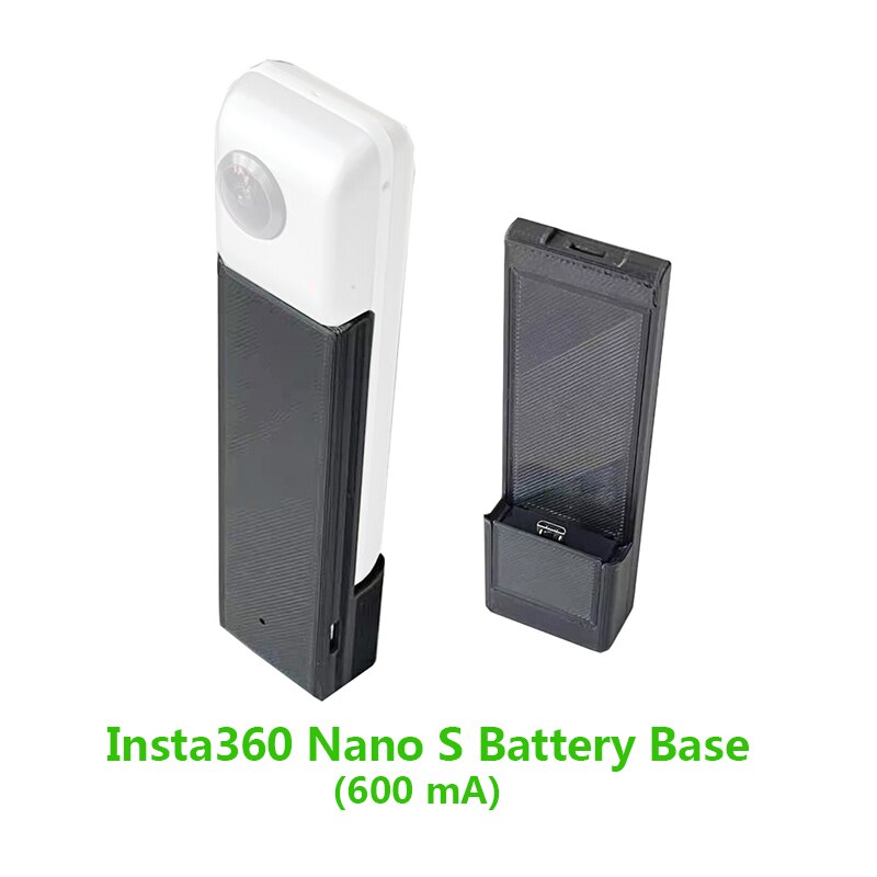 Lithium Battery Base for Insta360 Nano S Camera 600mA 1/4 Interface Expansion Invisible for Insta360 Nano S Accessories