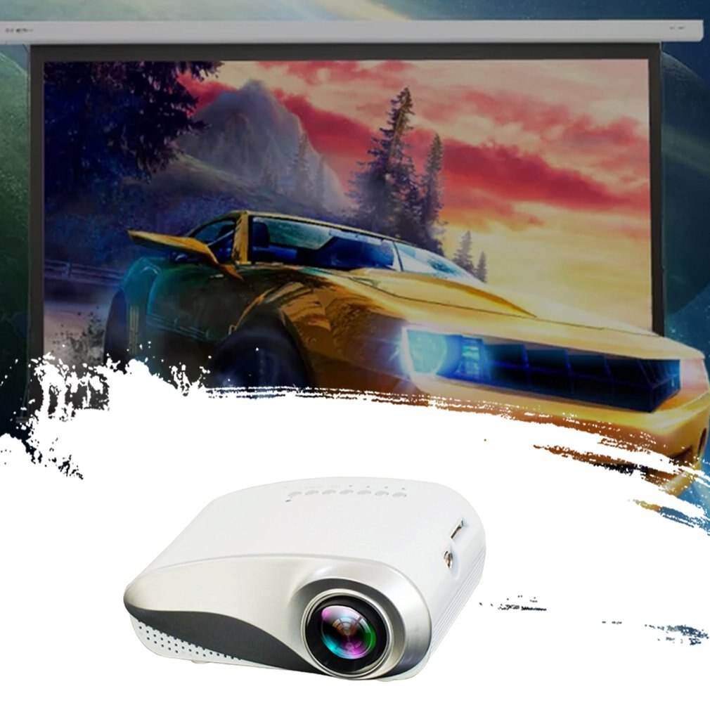 Mini Projector Full HD Portable LED Projector Multimedia Home Theater USB VGA HDMI TV Home Theatre System