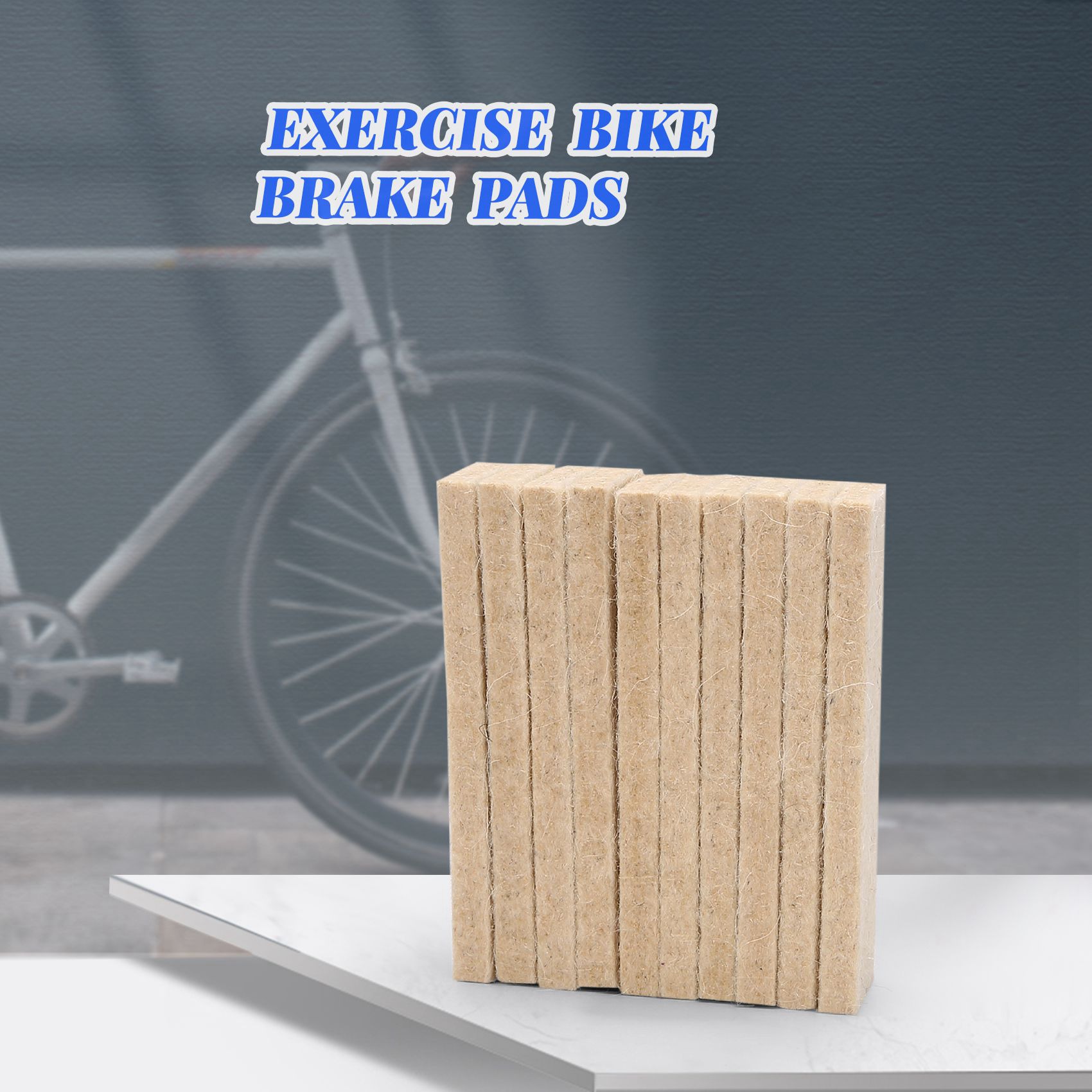 Pastiglie freno per cyclette tampone di resistenza in feltro di lana per la sostituzione delle pastiglie dei freni per bici da Filatura