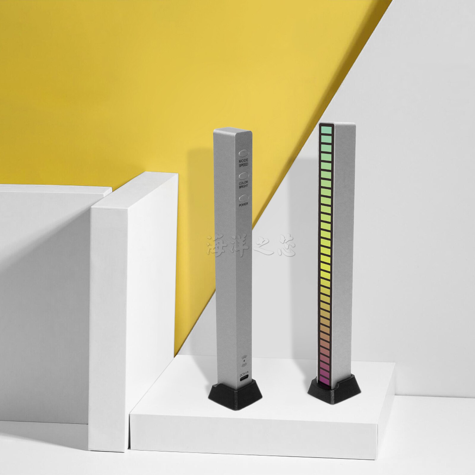 RGB Sound control LED light app control pickup voice activated rhythm lights color ambient LED light bar of music Ambient Light