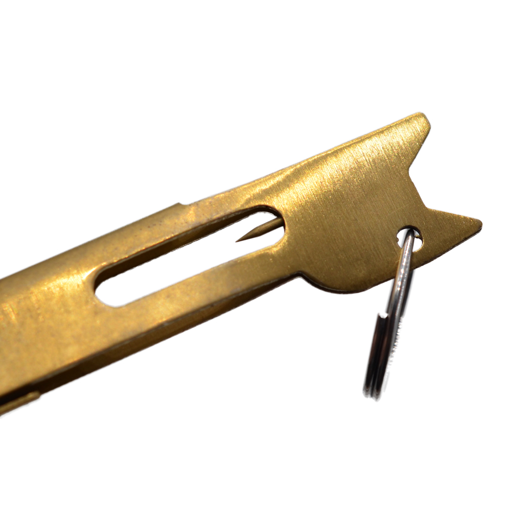 MNFT Quick Nail Knot Tying Tool / Knot Tyer Hook Tier & Hook Eye Cleaner For Fly Fishing Tackle with Retractor Zinger Carabiner