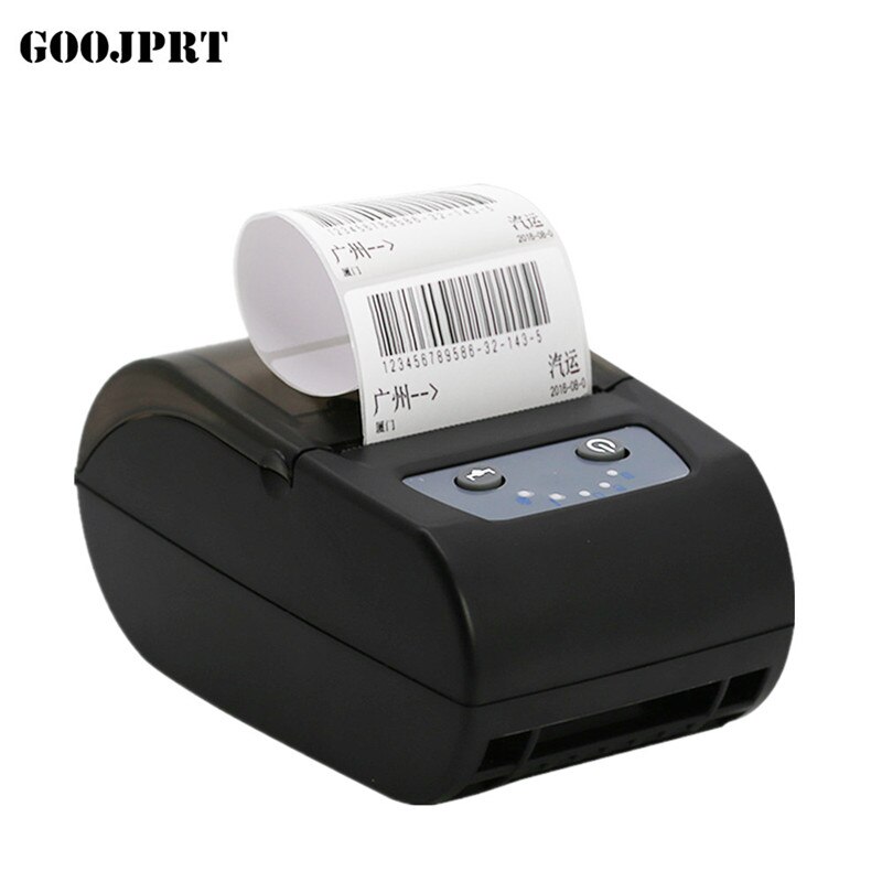 Goojprt Label Barcode Printer Thermische Label Printer Barcode Qr Code Sticker Machines 20Mm-58Mm met Auto Strippen